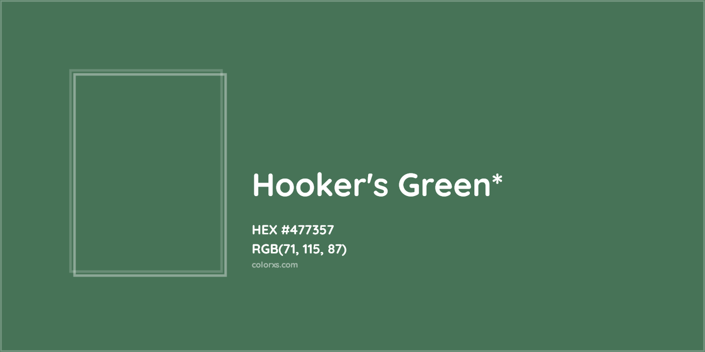 HEX #477357 Color Name, Color Code, Palettes, Similar Paints, Images