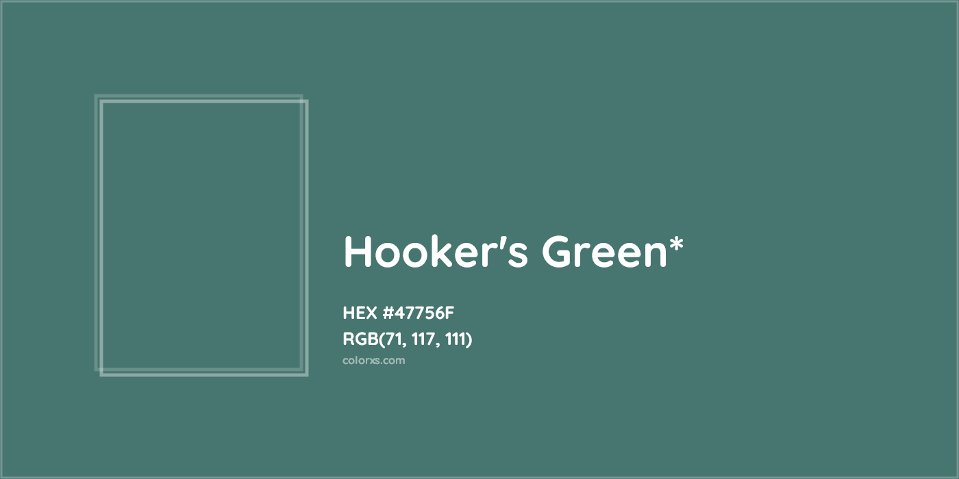 HEX #47756F Color Name, Color Code, Palettes, Similar Paints, Images