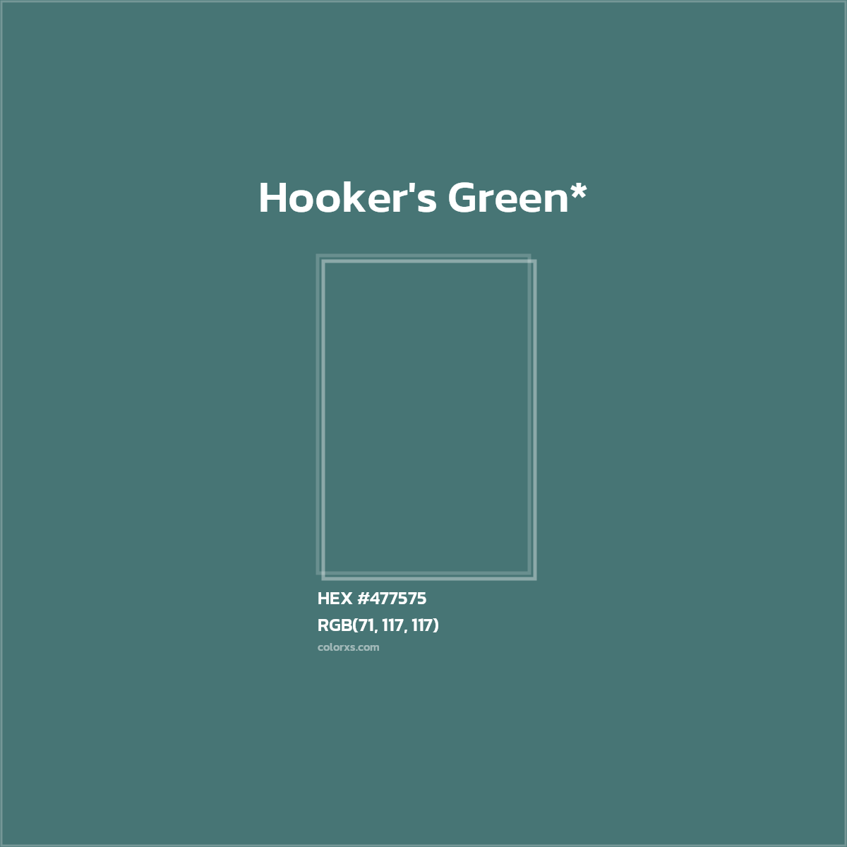 HEX #477575 Color Name, Color Code, Palettes, Similar Paints, Images