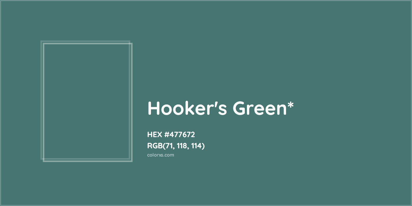 HEX #477672 Color Name, Color Code, Palettes, Similar Paints, Images