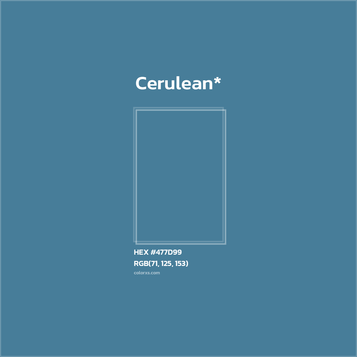 HEX #477D99 Color Name, Color Code, Palettes, Similar Paints, Images