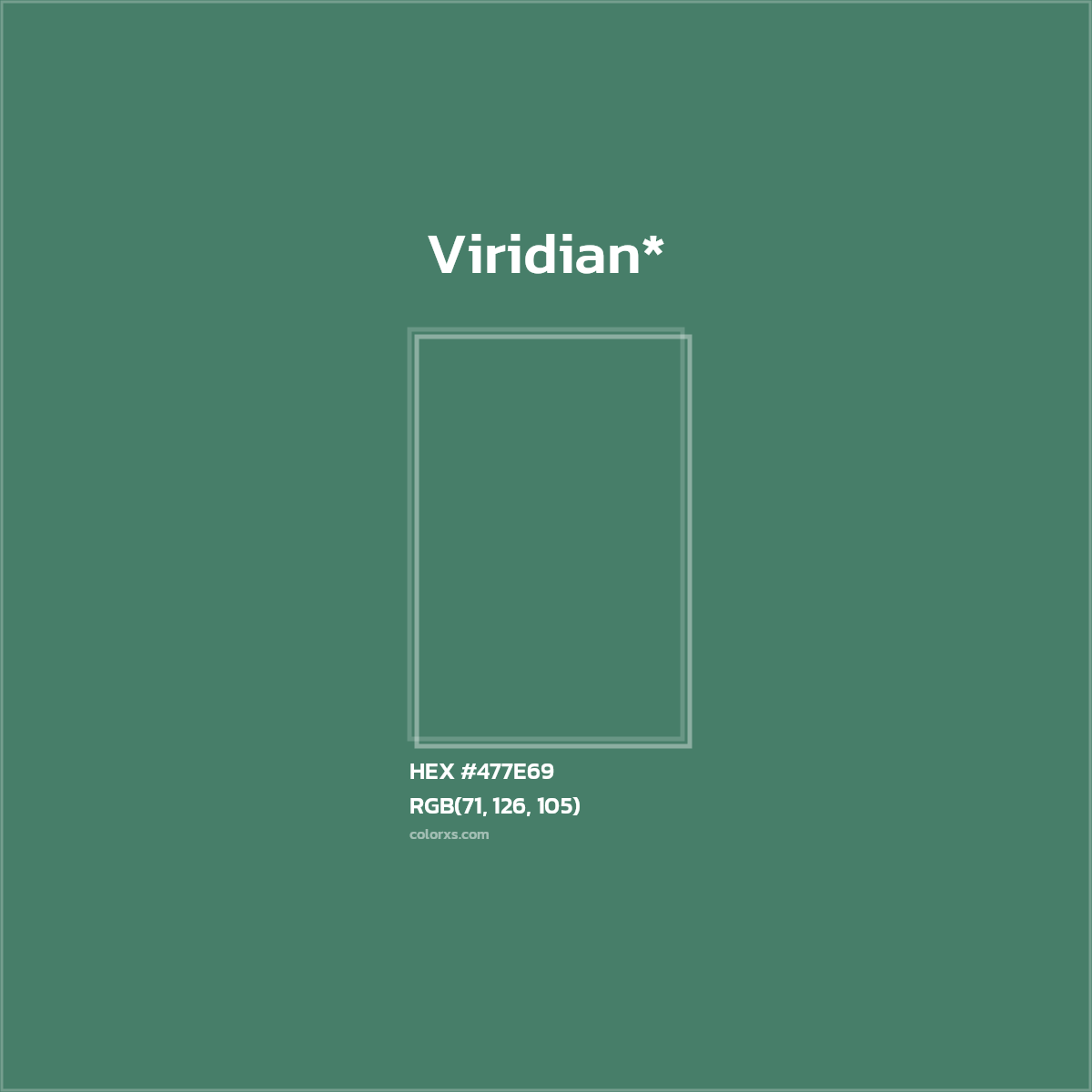 HEX #477E69 Color Name, Color Code, Palettes, Similar Paints, Images