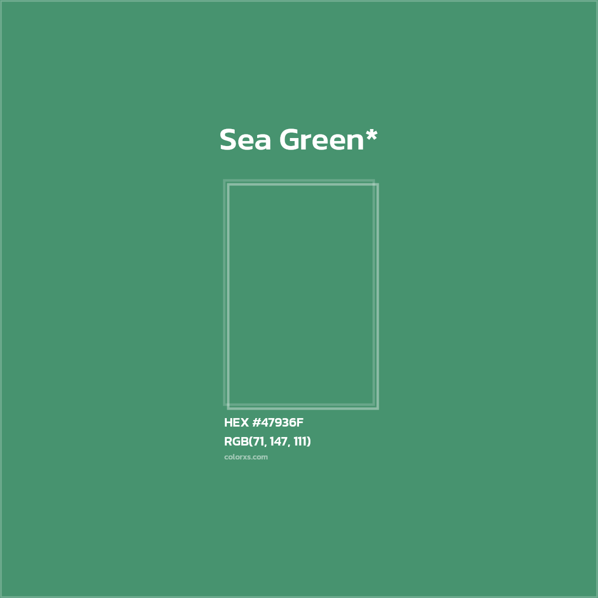 HEX #47936F Color Name, Color Code, Palettes, Similar Paints, Images