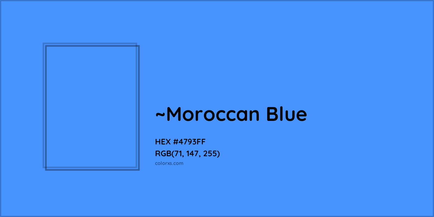 HEX #4793FF Color Name, Color Code, Palettes, Similar Paints, Images