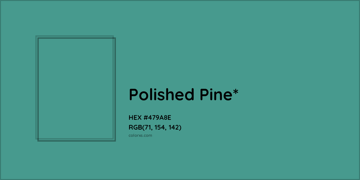 HEX #479A8E Color Name, Color Code, Palettes, Similar Paints, Images