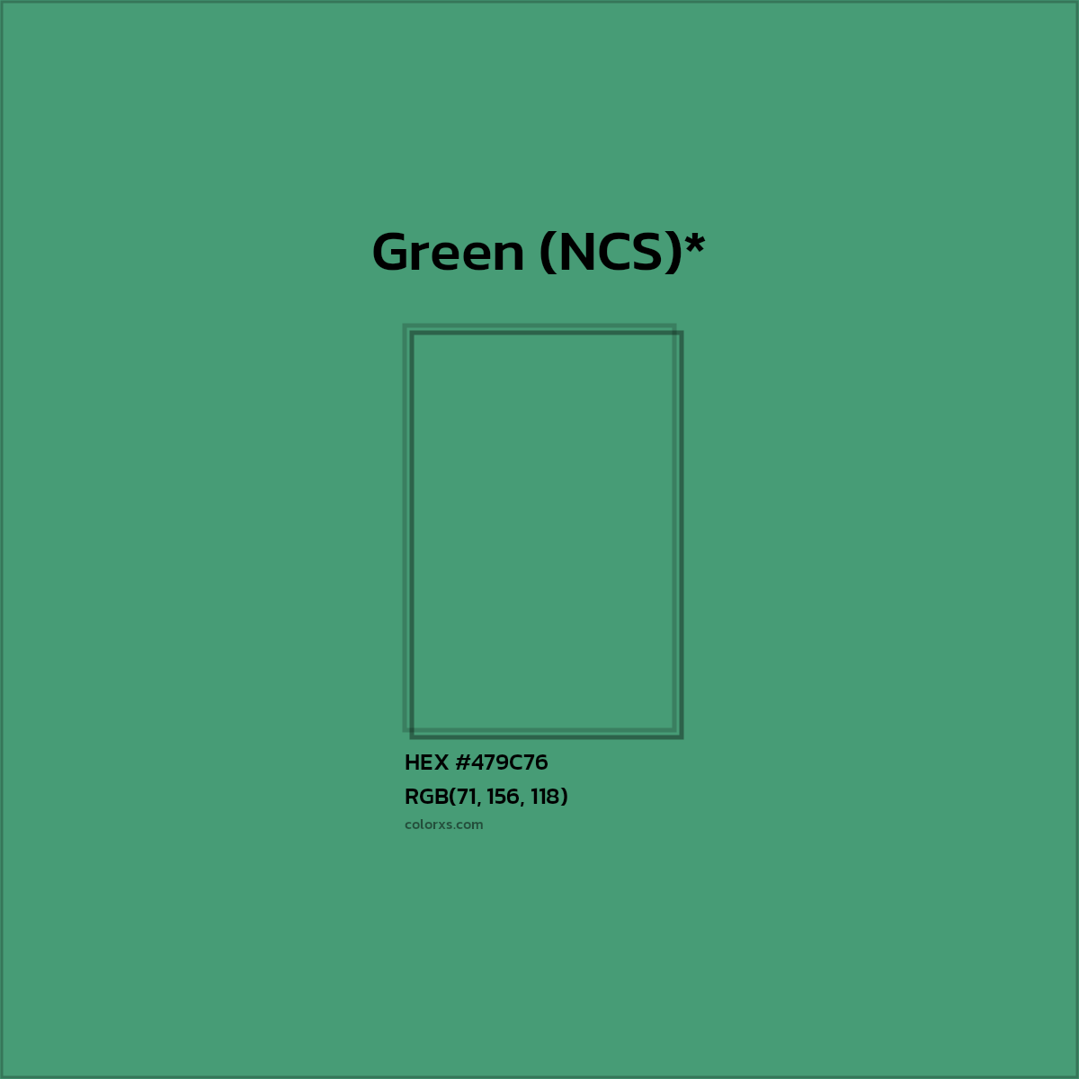 HEX #479C76 Color Name, Color Code, Palettes, Similar Paints, Images