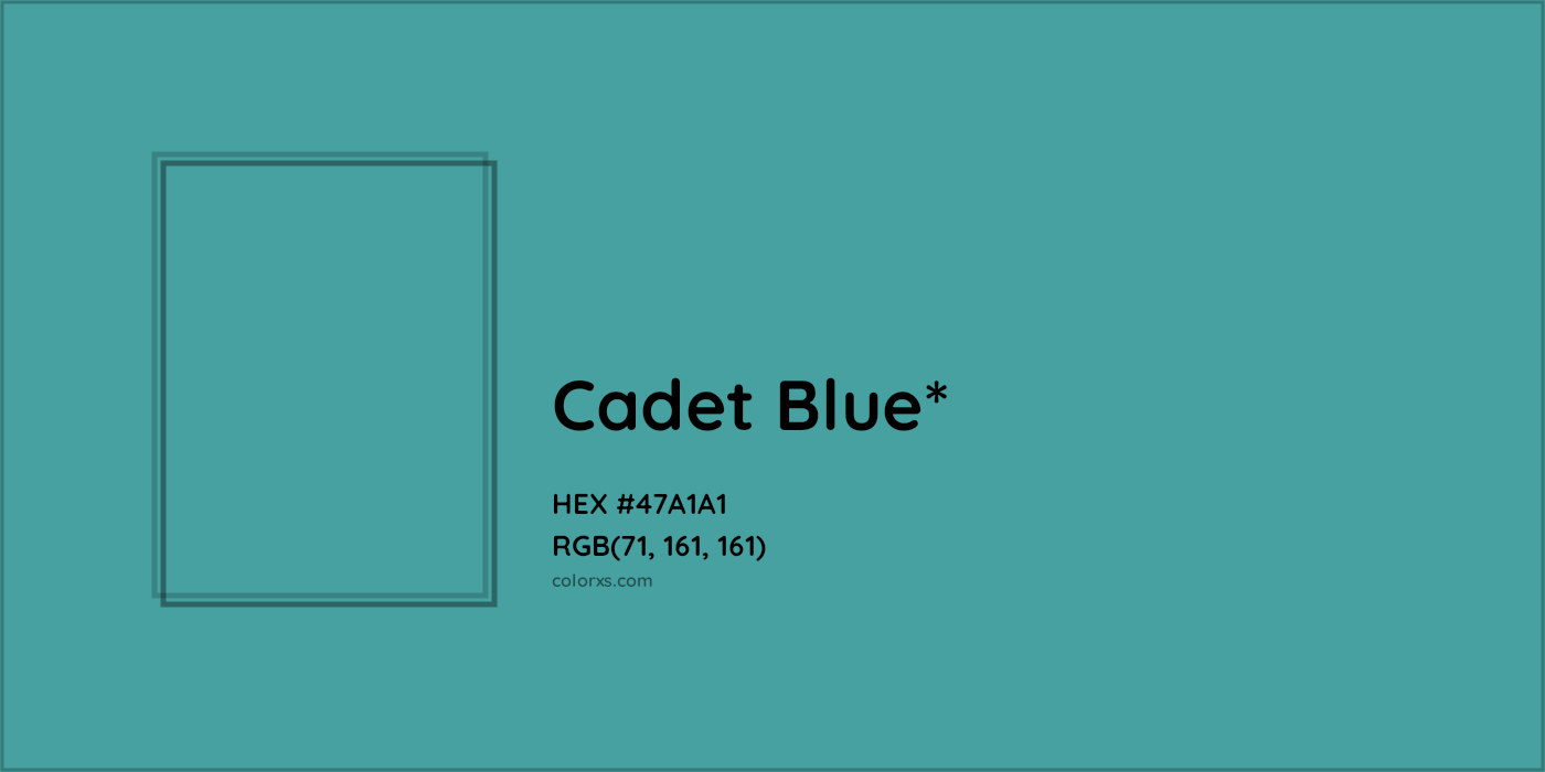 HEX #47A1A1 Color Name, Color Code, Palettes, Similar Paints, Images