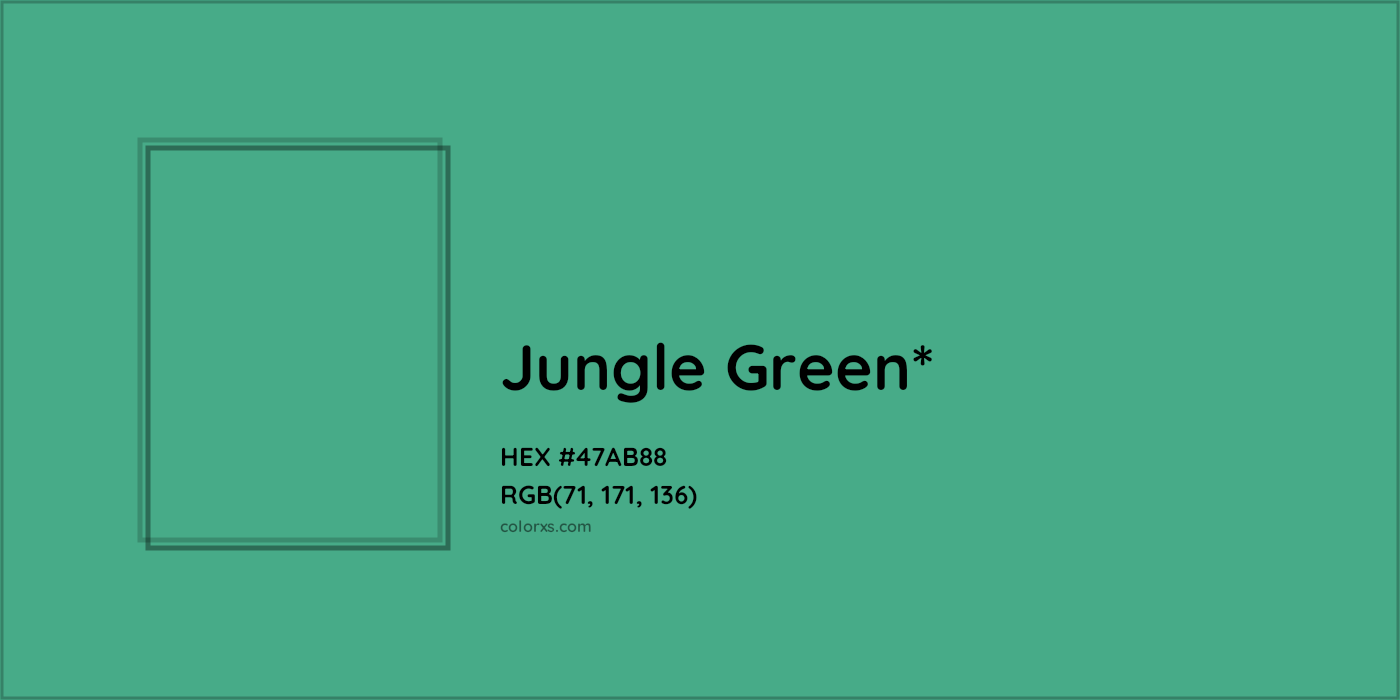 HEX #47AB88 Color Name, Color Code, Palettes, Similar Paints, Images