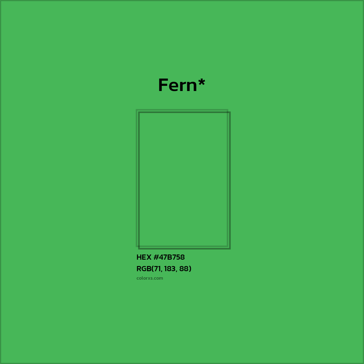 HEX #47B758 Color Name, Color Code, Palettes, Similar Paints, Images
