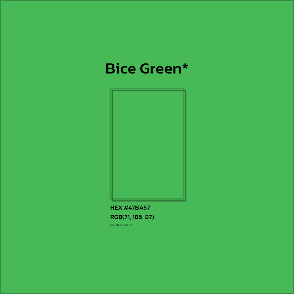 HEX #47BA57 Color Name, Color Code, Palettes, Similar Paints, Images