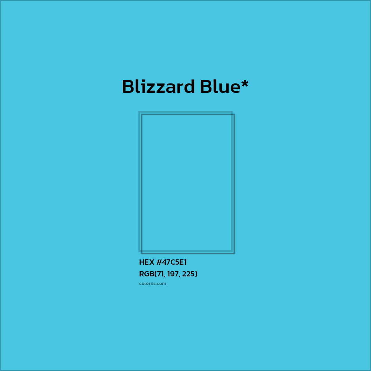 HEX #47C5E1 Color Name, Color Code, Palettes, Similar Paints, Images
