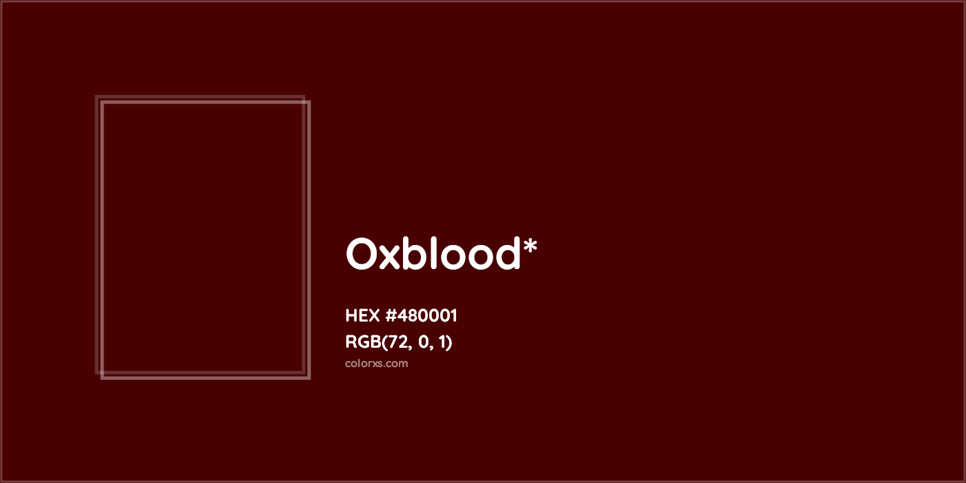 HEX #480001 Color Name, Color Code, Palettes, Similar Paints, Images