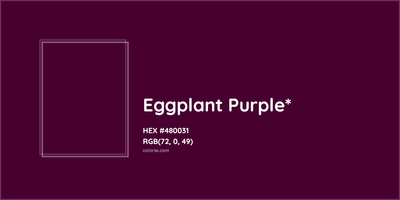HEX #480031 Color Name, Color Code, Palettes, Similar Paints, Images