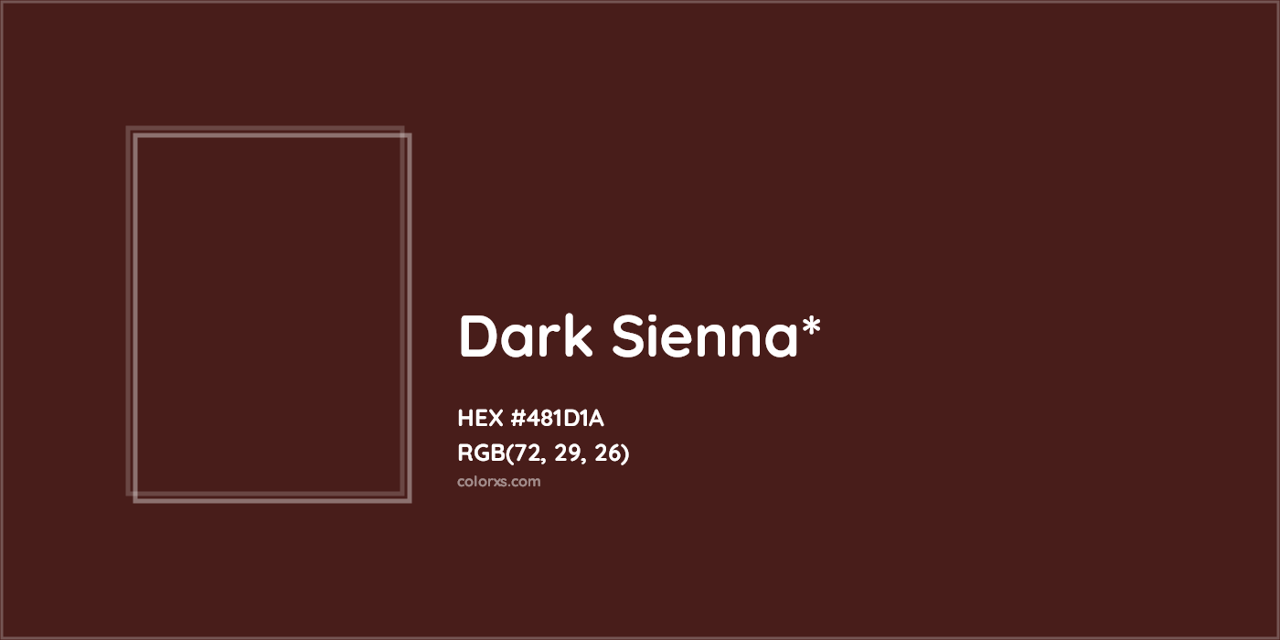 HEX #481D1A Color Name, Color Code, Palettes, Similar Paints, Images
