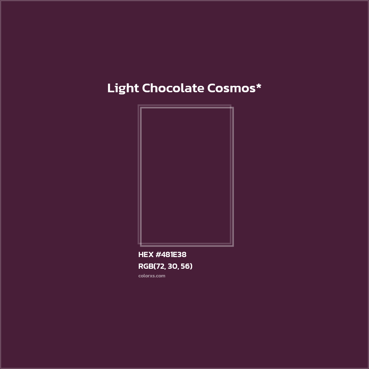 HEX #481E38 Color Name, Color Code, Palettes, Similar Paints, Images