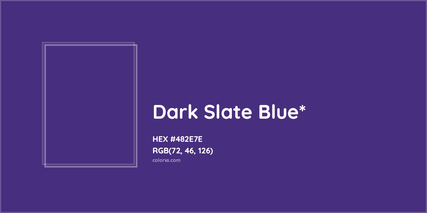HEX #482E7E Color Name, Color Code, Palettes, Similar Paints, Images