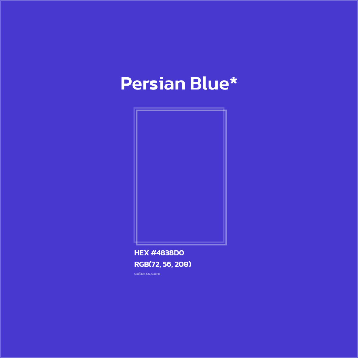 HEX #4838D0 Color Name, Color Code, Palettes, Similar Paints, Images