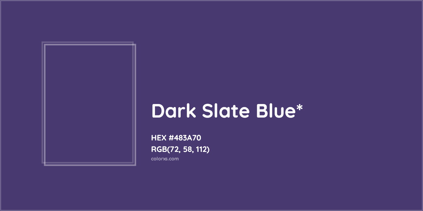 HEX #483A70 Color Name, Color Code, Palettes, Similar Paints, Images
