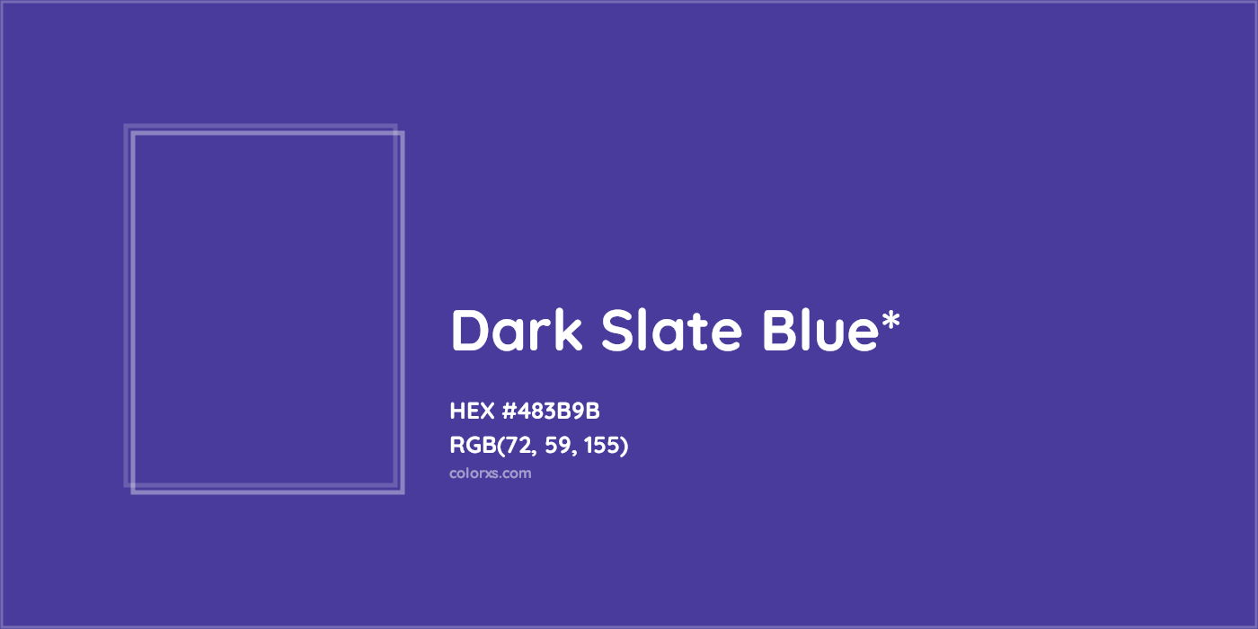 HEX #483B9B Color Name, Color Code, Palettes, Similar Paints, Images