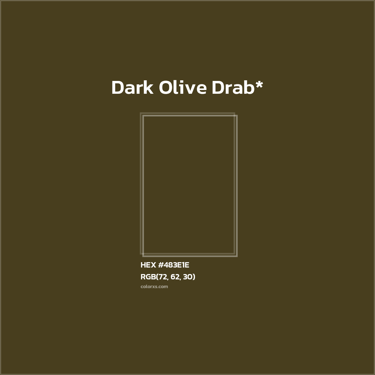 HEX #483E1E Color Name, Color Code, Palettes, Similar Paints, Images