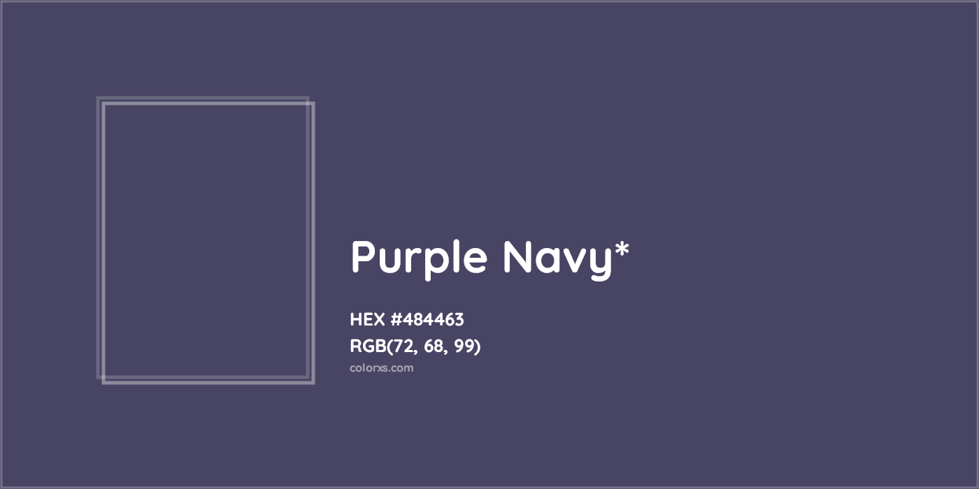 HEX #484463 Color Name, Color Code, Palettes, Similar Paints, Images