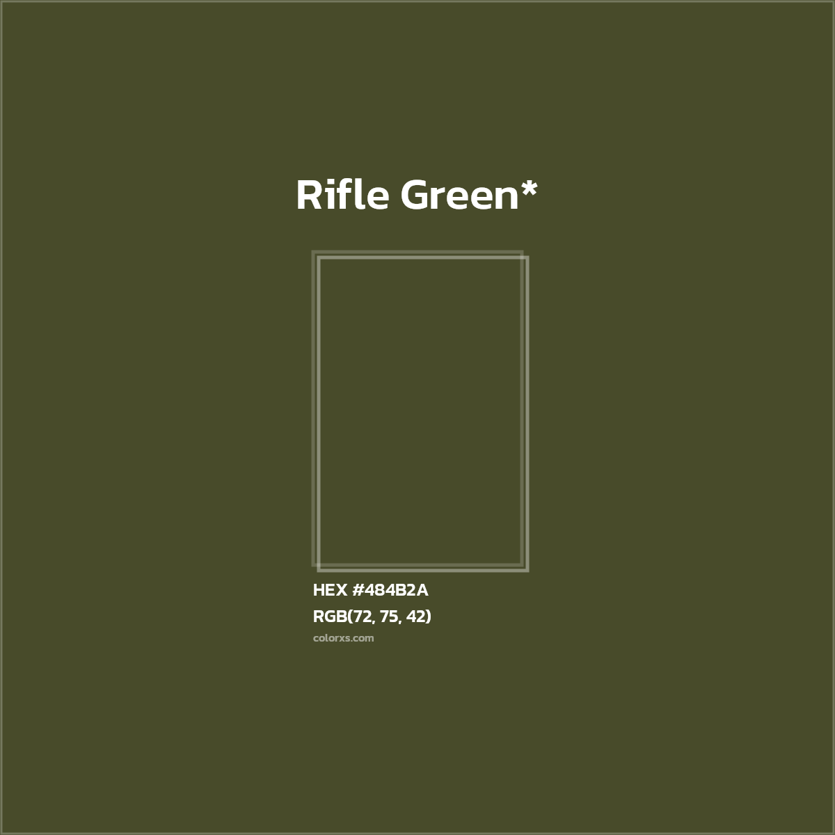HEX #484B2A Color Name, Color Code, Palettes, Similar Paints, Images