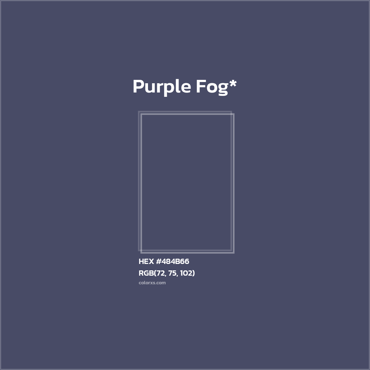 HEX #484B66 Color Name, Color Code, Palettes, Similar Paints, Images