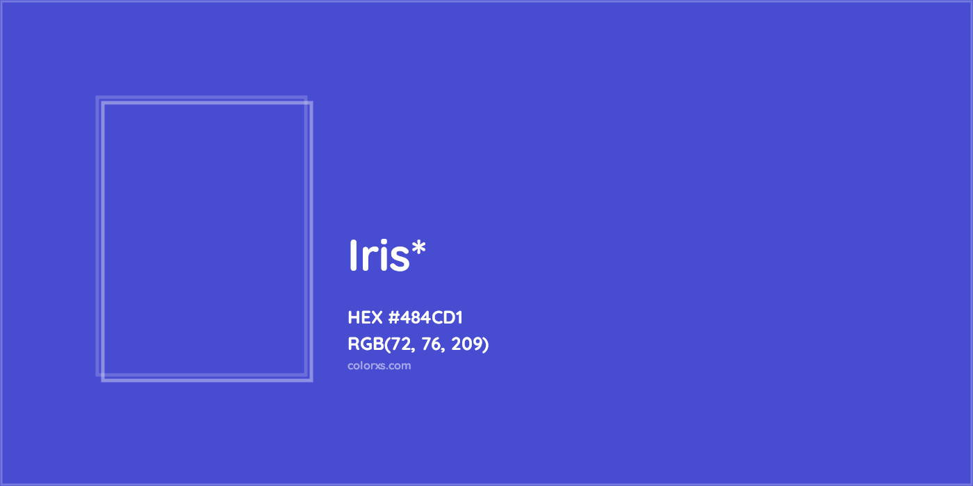 HEX #484CD1 Color Name, Color Code, Palettes, Similar Paints, Images