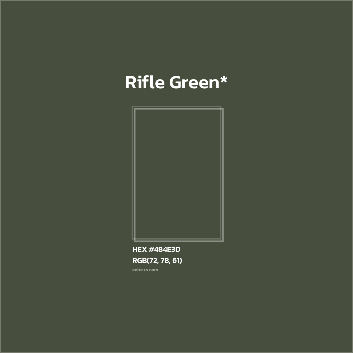 HEX #484E3D Color Name, Color Code, Palettes, Similar Paints, Images