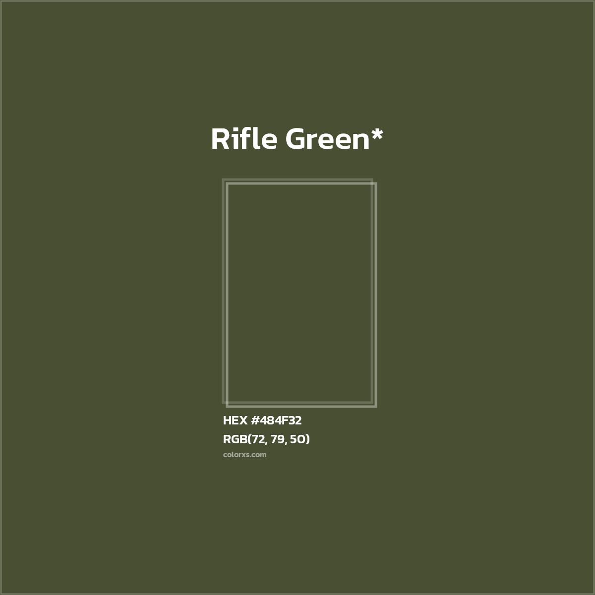 HEX #484F32 Color Name, Color Code, Palettes, Similar Paints, Images