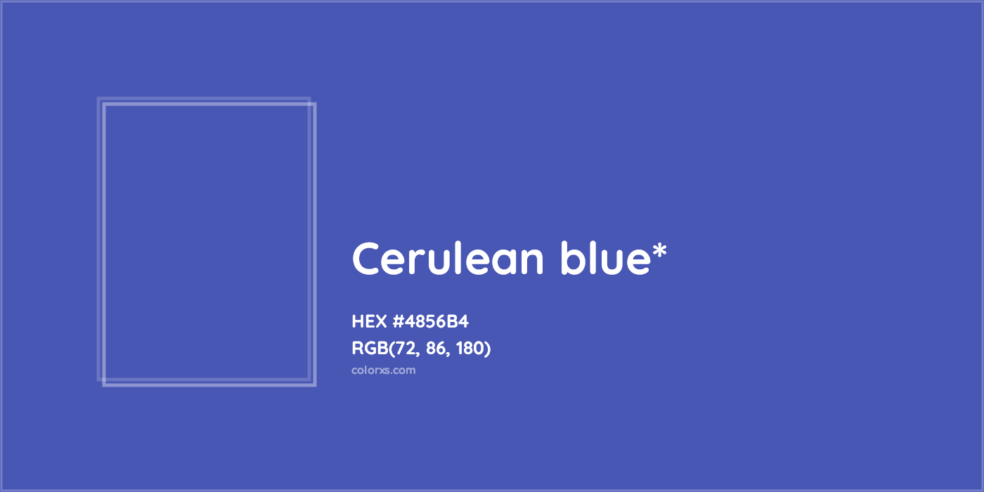 HEX #4856B4 Color Name, Color Code, Palettes, Similar Paints, Images