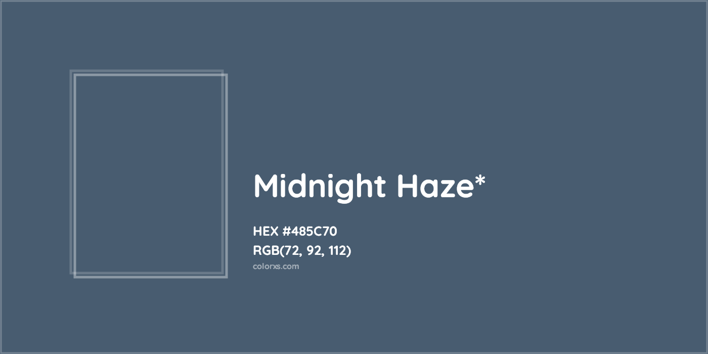 HEX #485C70 Color Name, Color Code, Palettes, Similar Paints, Images