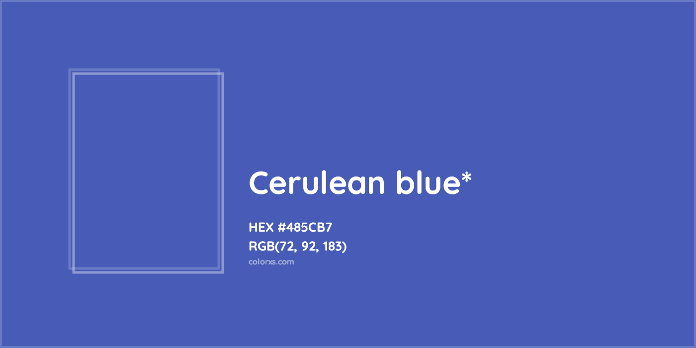 HEX #485CB7 Color Name, Color Code, Palettes, Similar Paints, Images