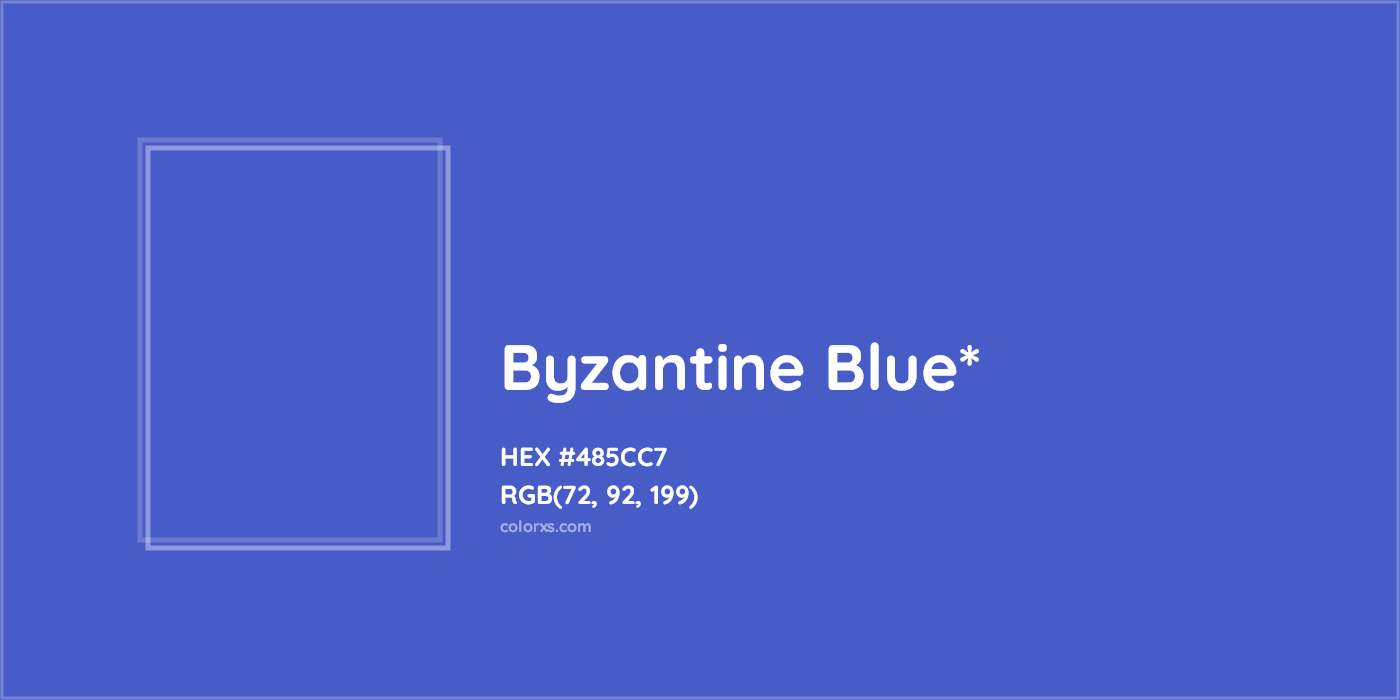 HEX #485CC7 Color Name, Color Code, Palettes, Similar Paints, Images