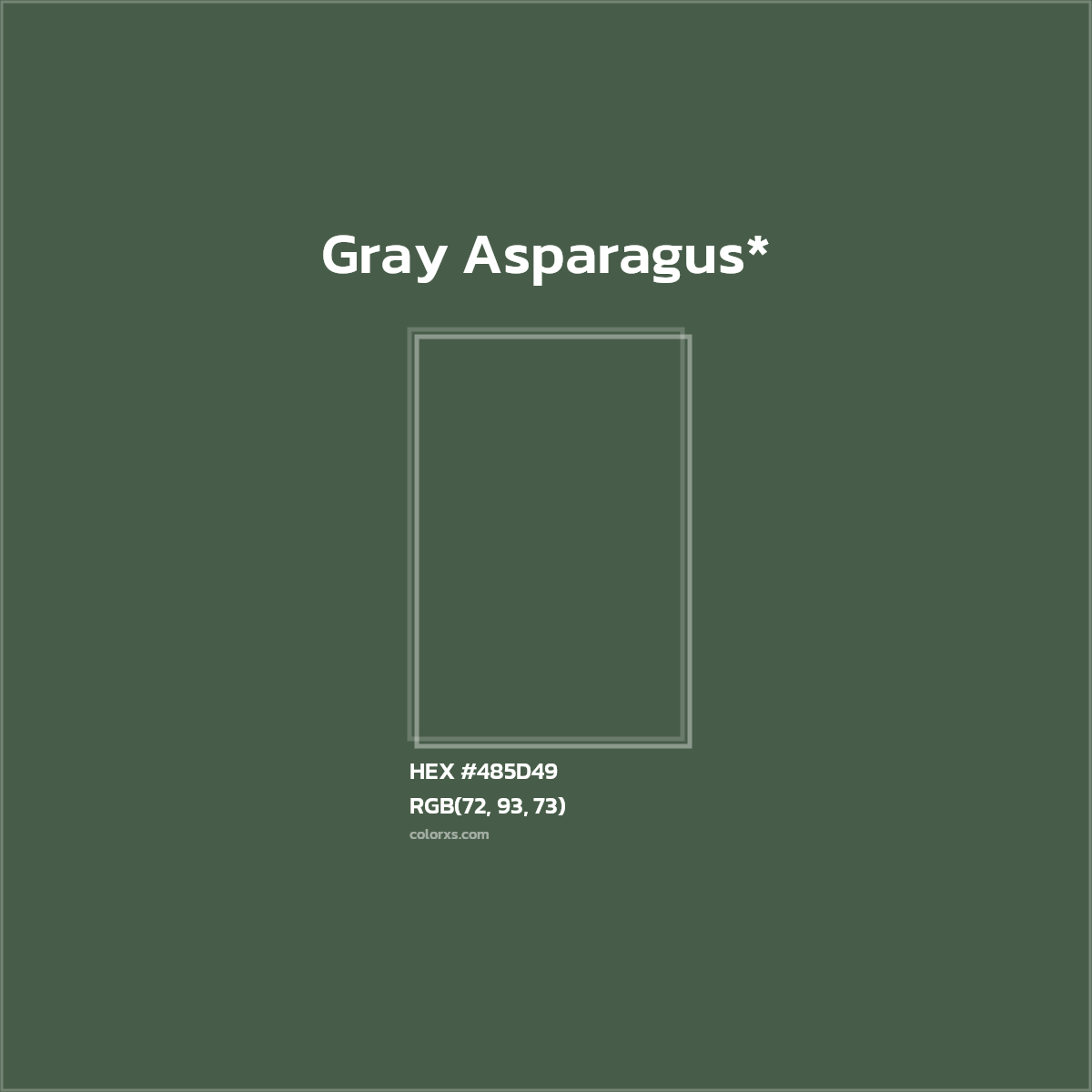 HEX #485D49 Color Name, Color Code, Palettes, Similar Paints, Images