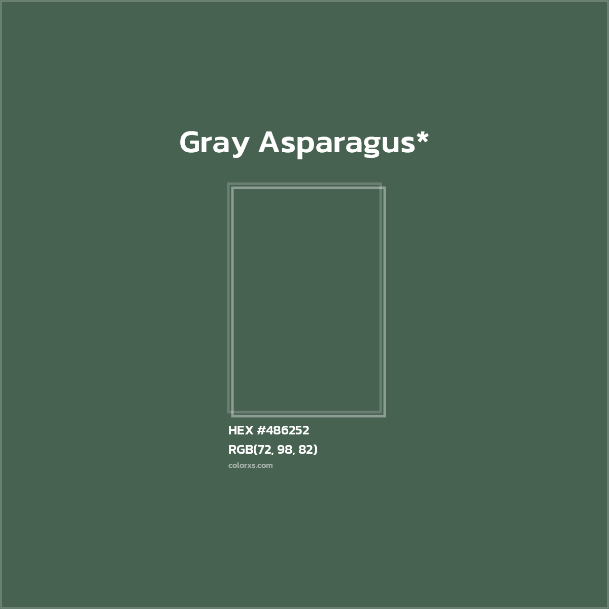 HEX #486252 Color Name, Color Code, Palettes, Similar Paints, Images