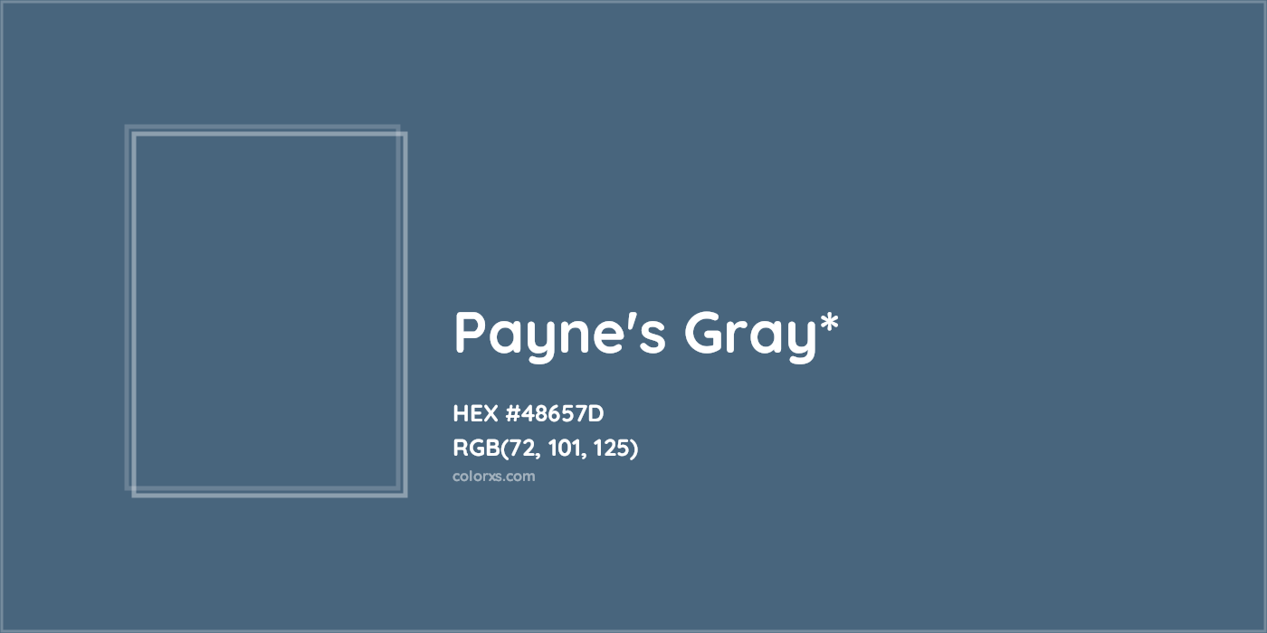 HEX #48657D Color Name, Color Code, Palettes, Similar Paints, Images