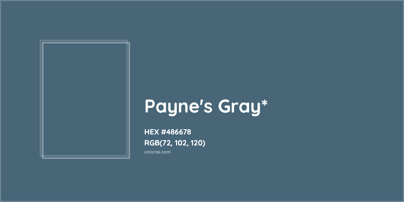 HEX #486678 Color Name, Color Code, Palettes, Similar Paints, Images