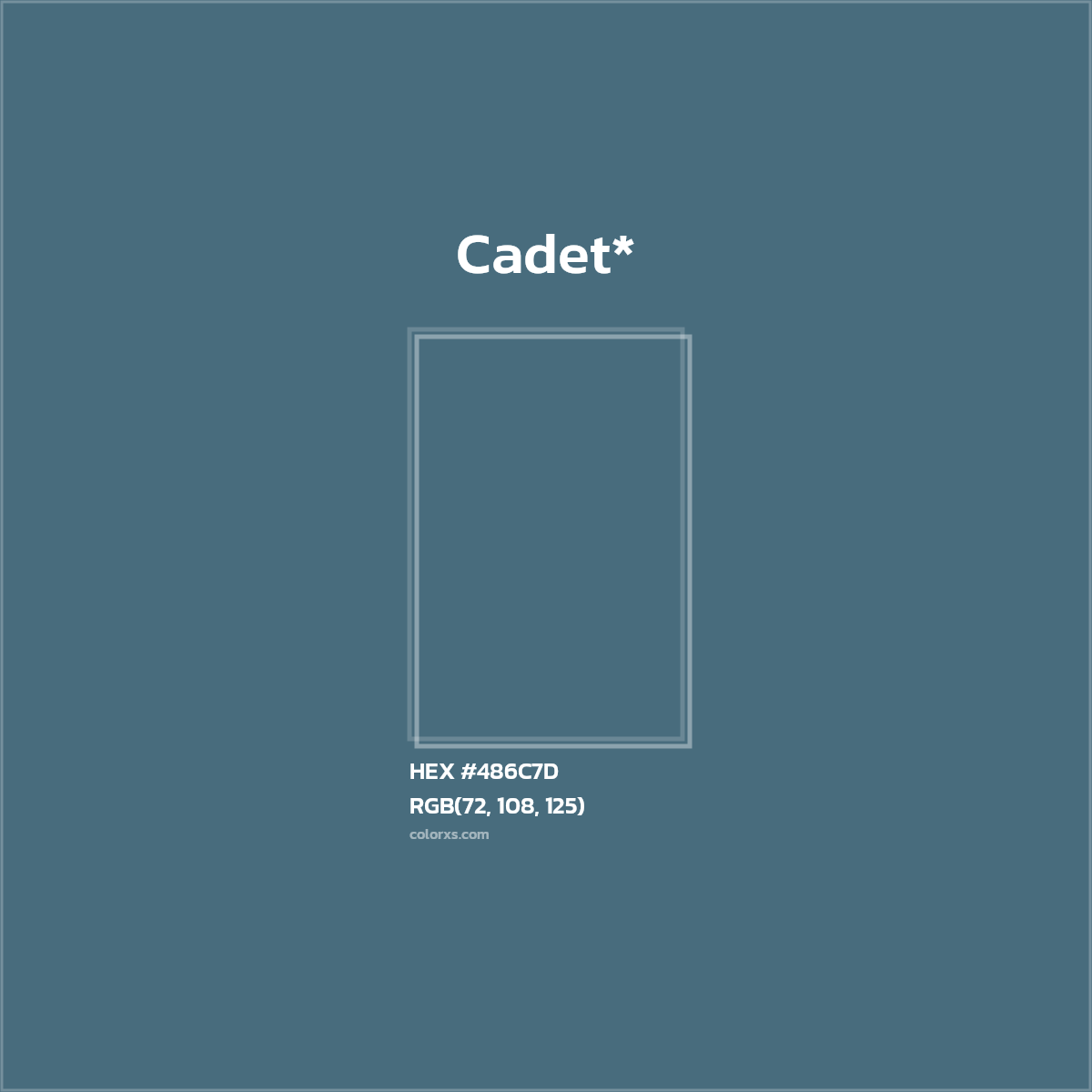 HEX #486C7D Color Name, Color Code, Palettes, Similar Paints, Images