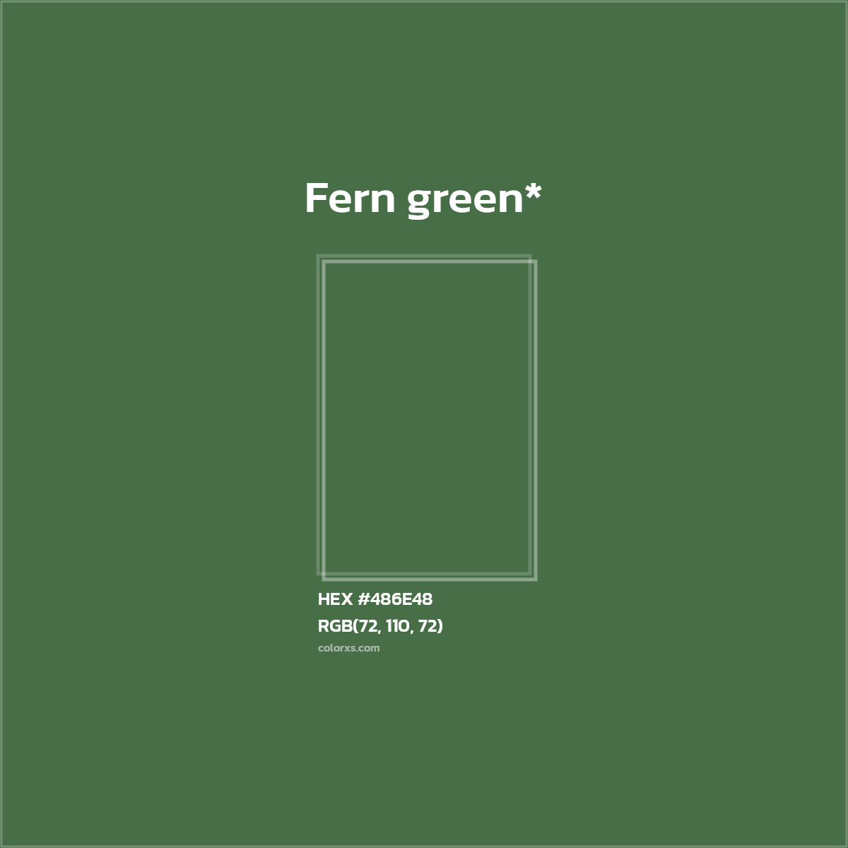 HEX #486E48 Color Name, Color Code, Palettes, Similar Paints, Images