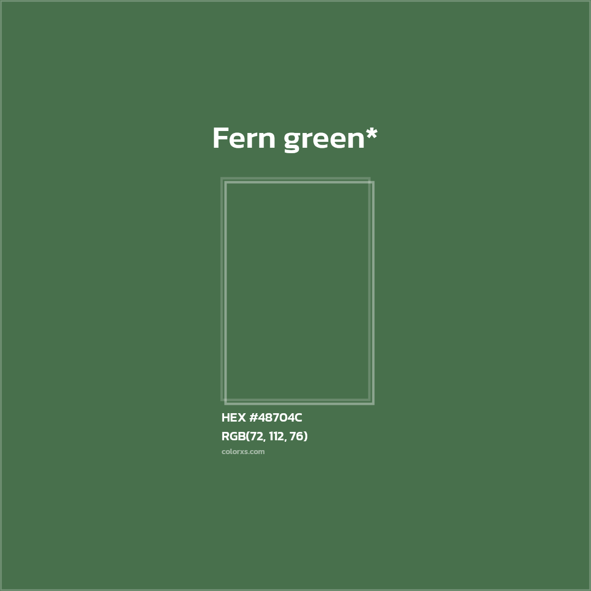 HEX #48704C Color Name, Color Code, Palettes, Similar Paints, Images