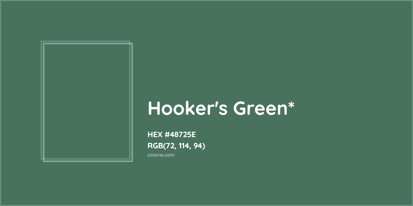 HEX #48725E Color Name, Color Code, Palettes, Similar Paints, Images
