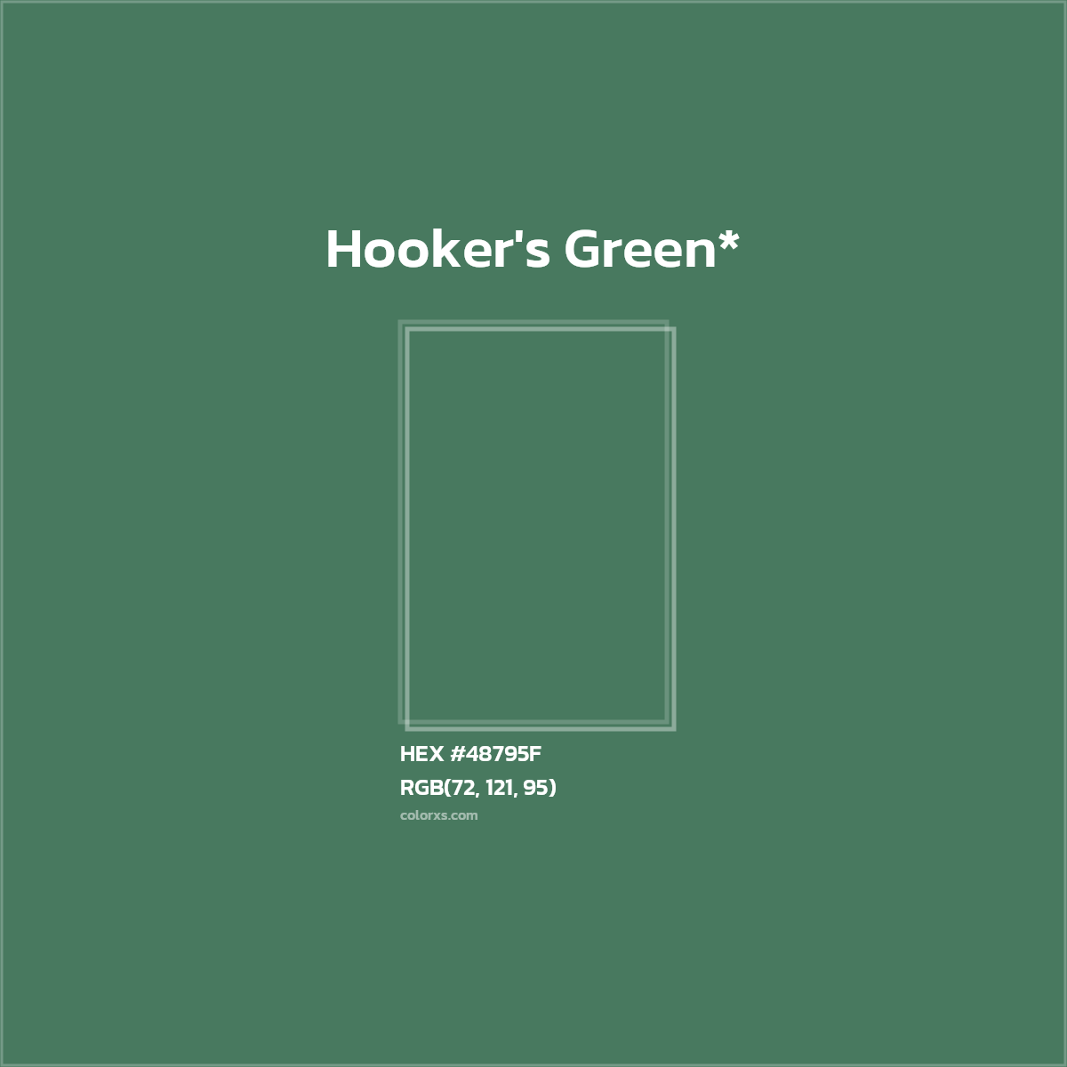 HEX #48795F Color Name, Color Code, Palettes, Similar Paints, Images
