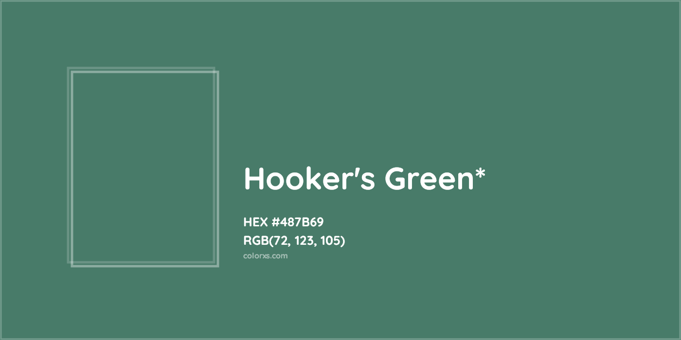HEX #487B69 Color Name, Color Code, Palettes, Similar Paints, Images