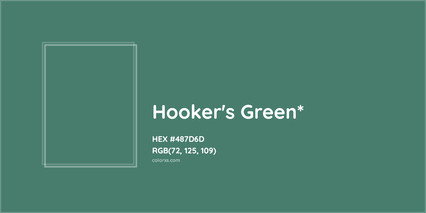 HEX #487D6D Color Name, Color Code, Palettes, Similar Paints, Images