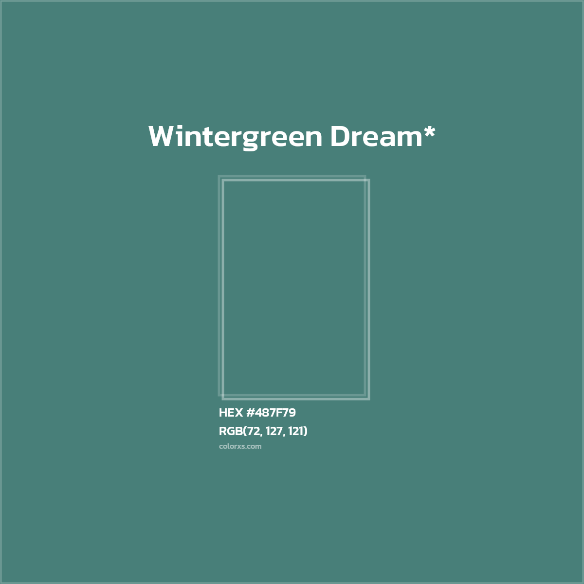 HEX #487F79 Color Name, Color Code, Palettes, Similar Paints, Images