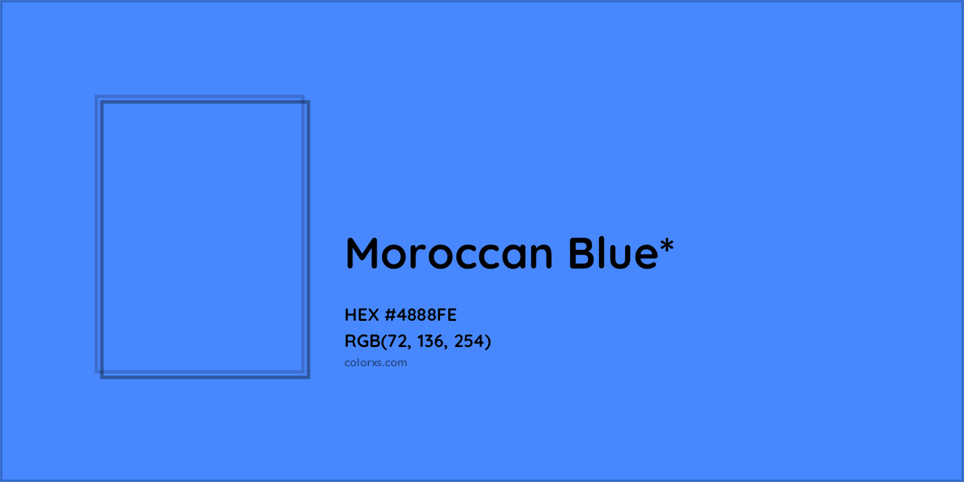 HEX #4888FE Color Name, Color Code, Palettes, Similar Paints, Images