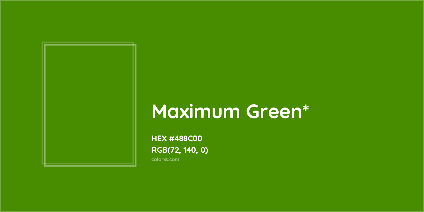 HEX #488C00 Color Name, Color Code, Palettes, Similar Paints, Images