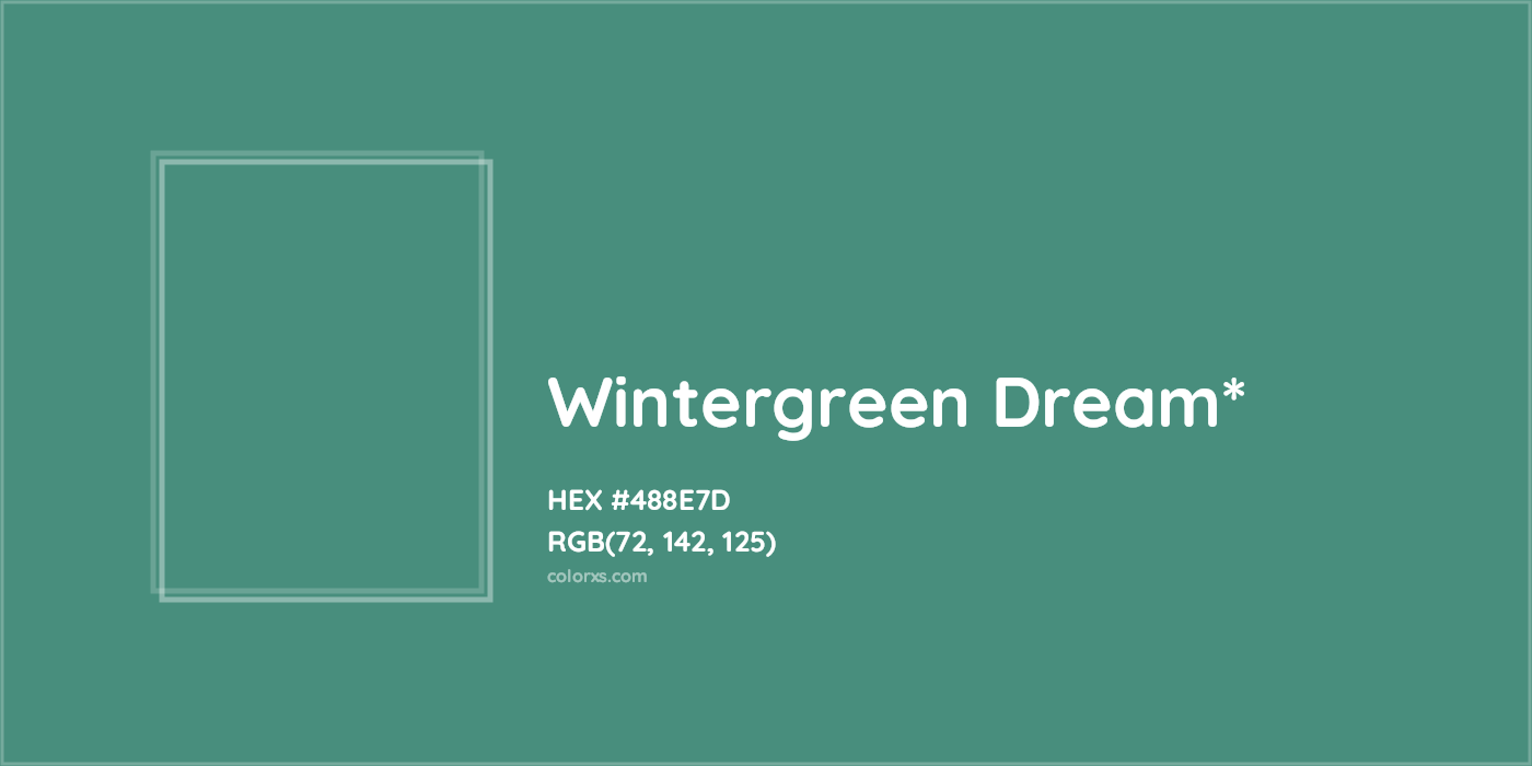 HEX #488E7D Color Name, Color Code, Palettes, Similar Paints, Images