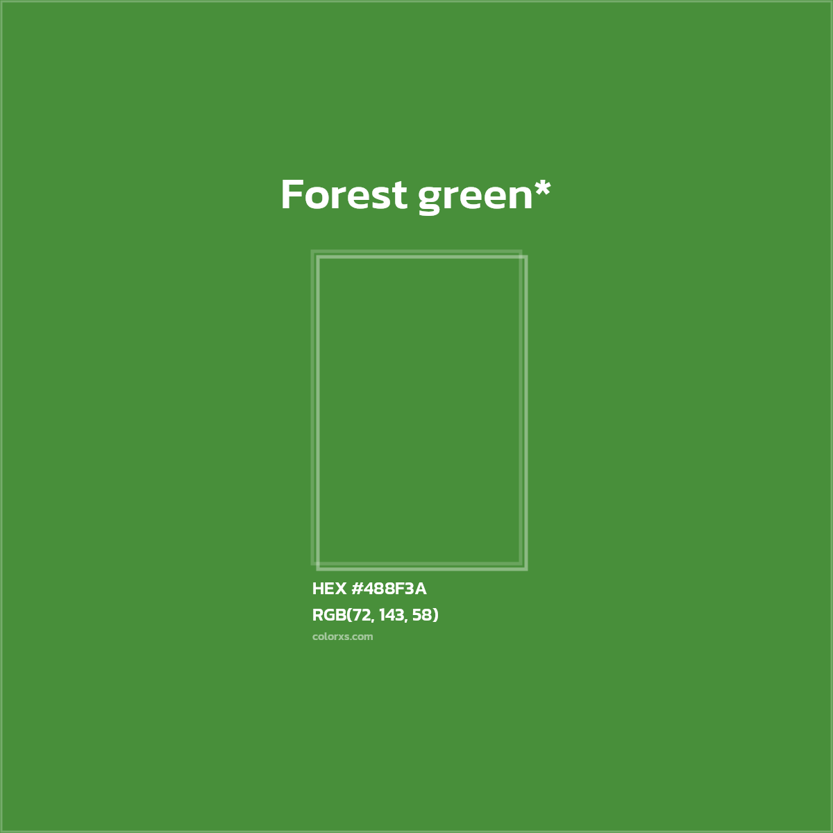 HEX #488F3A Color Name, Color Code, Palettes, Similar Paints, Images